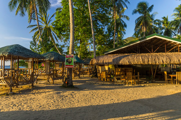 Nagtabon Beach on Palawan Island