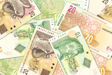 some south african rand banknotes