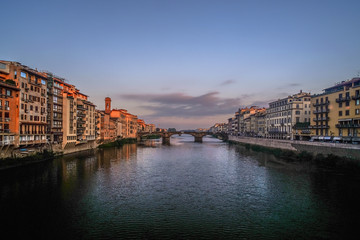 Fototapeta premium Firenze, ponte Santa Trinita