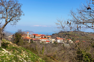 Village in the mountains (Greece, Peloponnese)