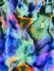 Vivid colors painting