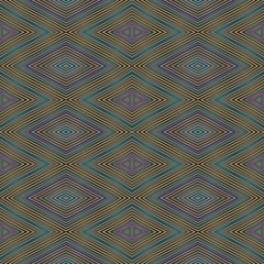 seamless diamond pattern with olive green, brown, black, grey colors. repeating arabesque background for textile fashion, digital printing, postcards or wallpaper design.