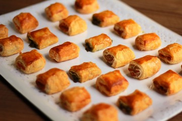 Hojaldres rellenos