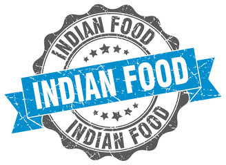 indian food stamp. sign. seal