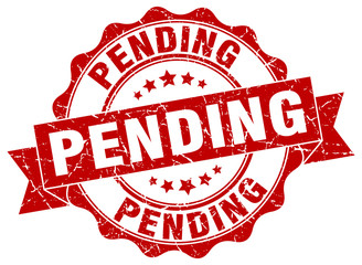 pending stamp. sign. seal