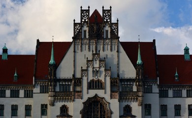 District Court in Berlin-Wedding (built between 1901-1906 ) from December 23, 2015, Germany