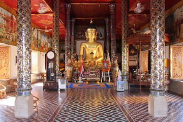 buddhist temple (Wat Phra That Haripunchai) in Lamphun (Thailand)