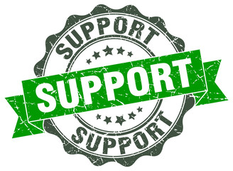 support stamp. sign. seal