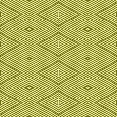 seamless diamond pattern with olive green, light green, yellow colors. repeating arabesque background for textile fashion, digital printing, postcards or wallpaper design.