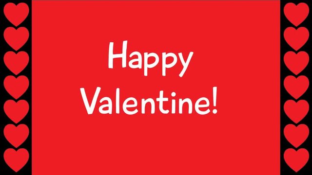 Animazione di Innamorati che formano un cuore per la festa di San Valentino