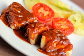 Solomillos en salsa
