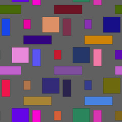 Seamless vector geometric color pattern background