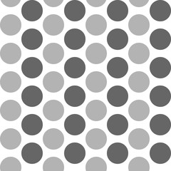 Polka dot pattern, vector seamless background. Geometrical ornament