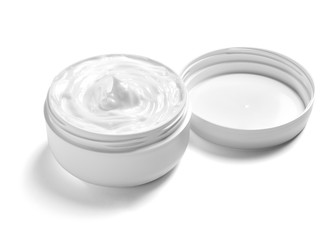  white cream container jar beauty moisturizer skin