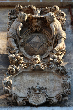 Padova, Italy, historical center, detail