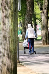 mother in the park