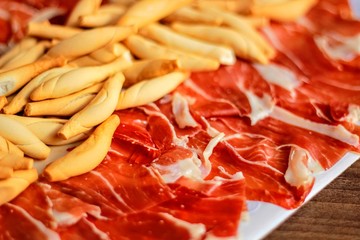 Tabla de jamón iberico