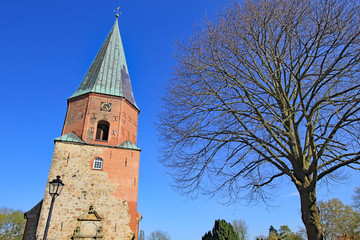 Obraz premium Dorum: St.-Urbanus-Kirche (um 1200, Niedersachsen)