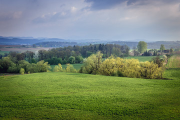 Beskid Mountains near Bielsko-Biala town in Southern Poland