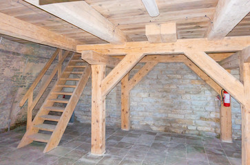 interior of old mill