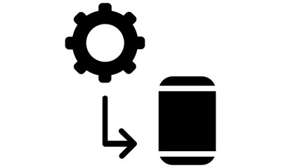 smartphone settings icon commonly used when a smartphone is experiencing local network damage