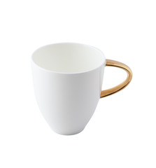 White cup white background