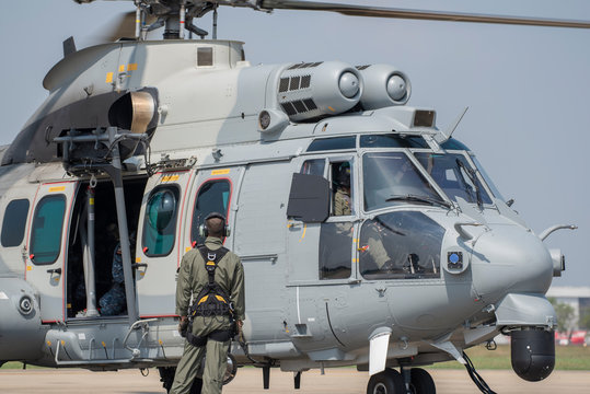 Air helicopter h225m .