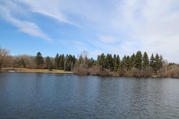 Fully Melted Lake,  William Hawrelak Park, Edmonton, Alberta