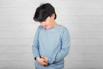 child with stomachache