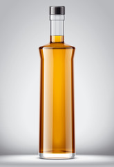 Glass bottle mockup. 