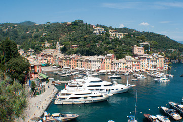 Fototapeta na wymiar panorama de Portofino