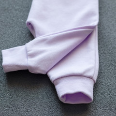 cotton baby pants closeup