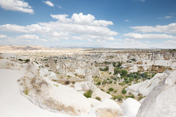 The famous one of the valleys in Cappadocia