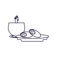 ramadan kareeem bread food and candle