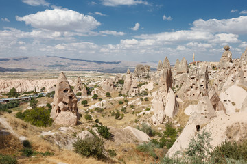 Fototapeta premium View Of Uchisar Castle In Cappadocia