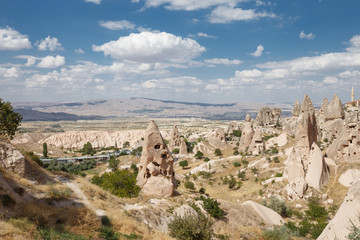 Fototapeta na wymiar View Of Uchisar Castle In Cappadocia