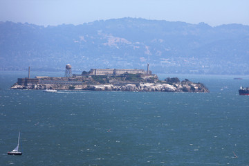 Alcatraz, Gefängnisinsel in der Bucht von San Francisco