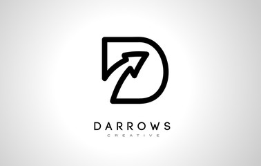 D Logo. D Letter Icon Design Vector