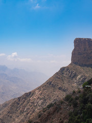 Hanging Village near Habala in the Asir region, Saudi Arabia