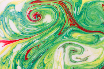 Green red marble texture background