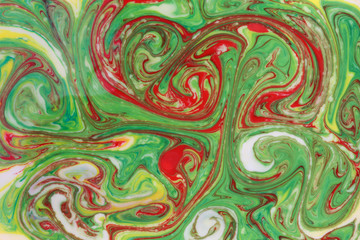 Green red marble texture background
