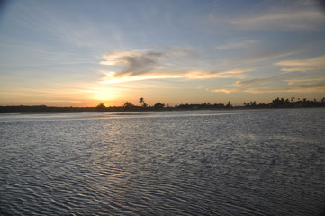 Obraz premium Genipabu, Por do sol, 