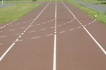 running track for schoolboy