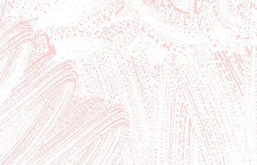 Grunge texture. Distress pink rough trace. Fascina