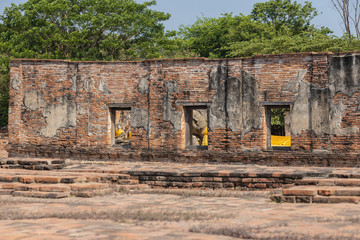 Buddha statue of Thailand ,Point of view from window