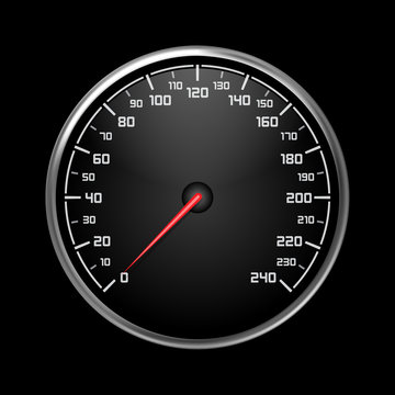 Car speedometer or auto odograph, tachometer