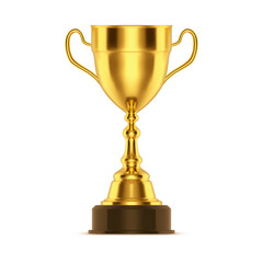 Winner trophy or 3d cup for sport event