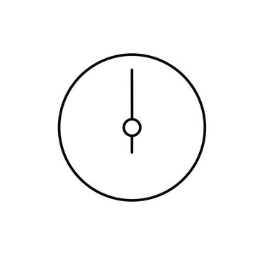 recommend clip art: Clock time outline icon