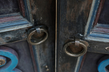 Antique wooden door