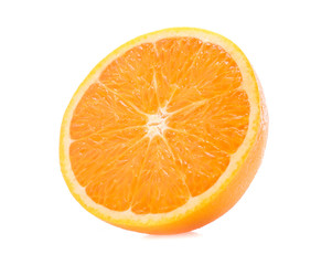 Orange fruit  isolated on white background
